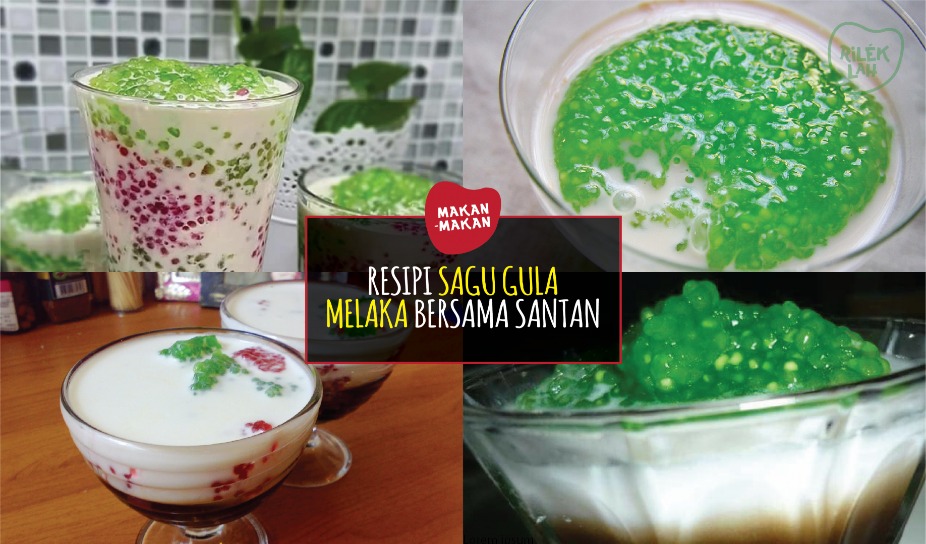 Resipi Sagu Gula Melaka Bersama Santan 0163